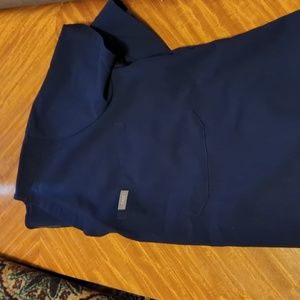 Figs navy scrub top medium